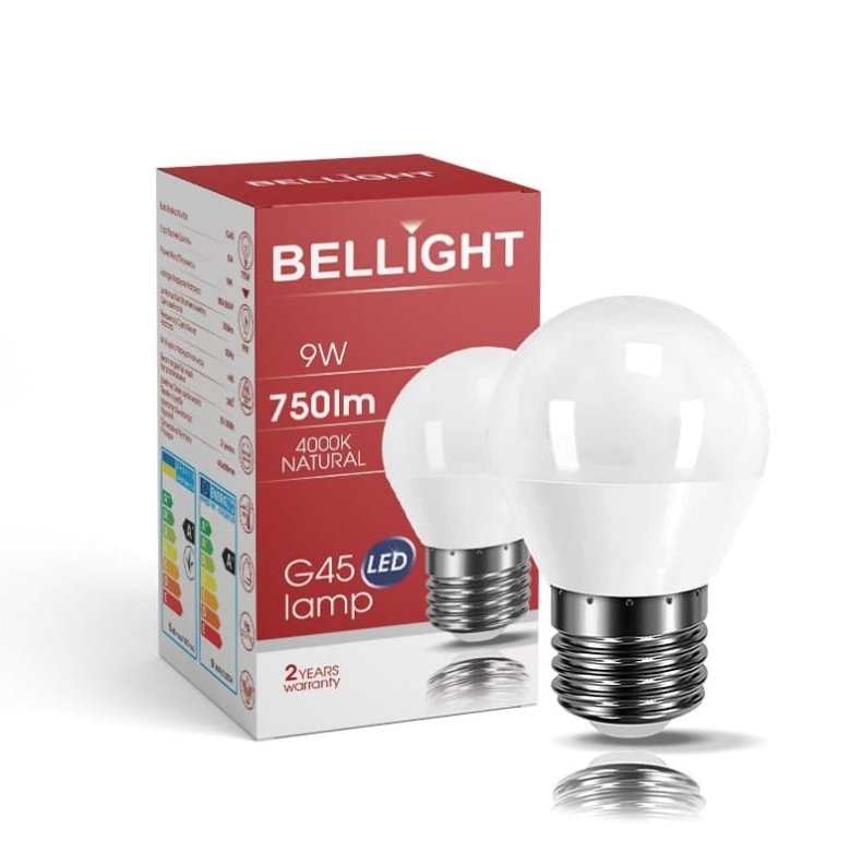 BELLIGHT LED 220-240V G45 9W E27 750lm neutrálna iluminačka