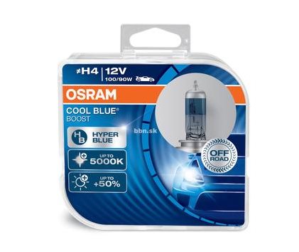 Osram Žiarovka 12V 100/90W H4-Cool Blue Hyper BOOST Box-2ks