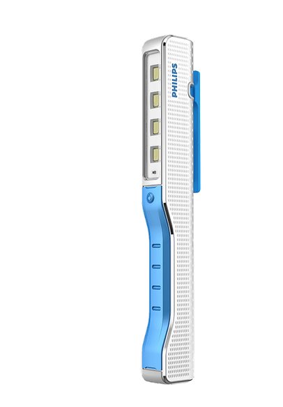 PHILIPS LED Premium lampáš PEN Silver  -USB