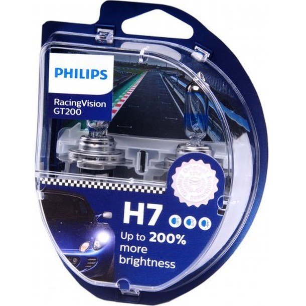 Retzmoto PHILIPS Lampe Philips- H4 - Blue Vision Moto -12 V - 60
